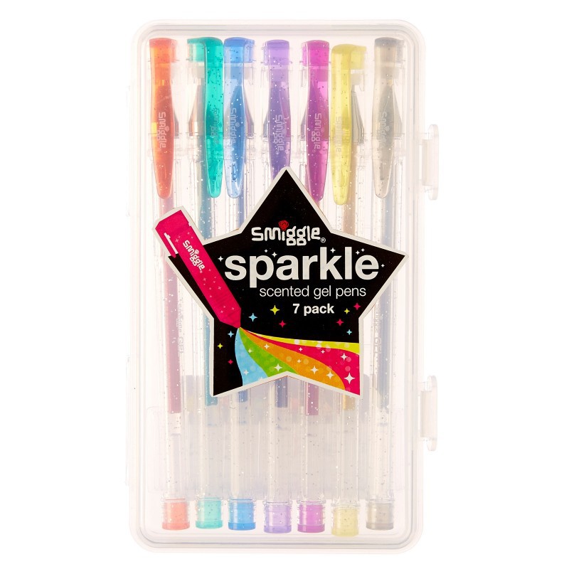Jual Smiggle Sparkle Scented Gel Pens (7 pcs) Shopee Indonesia