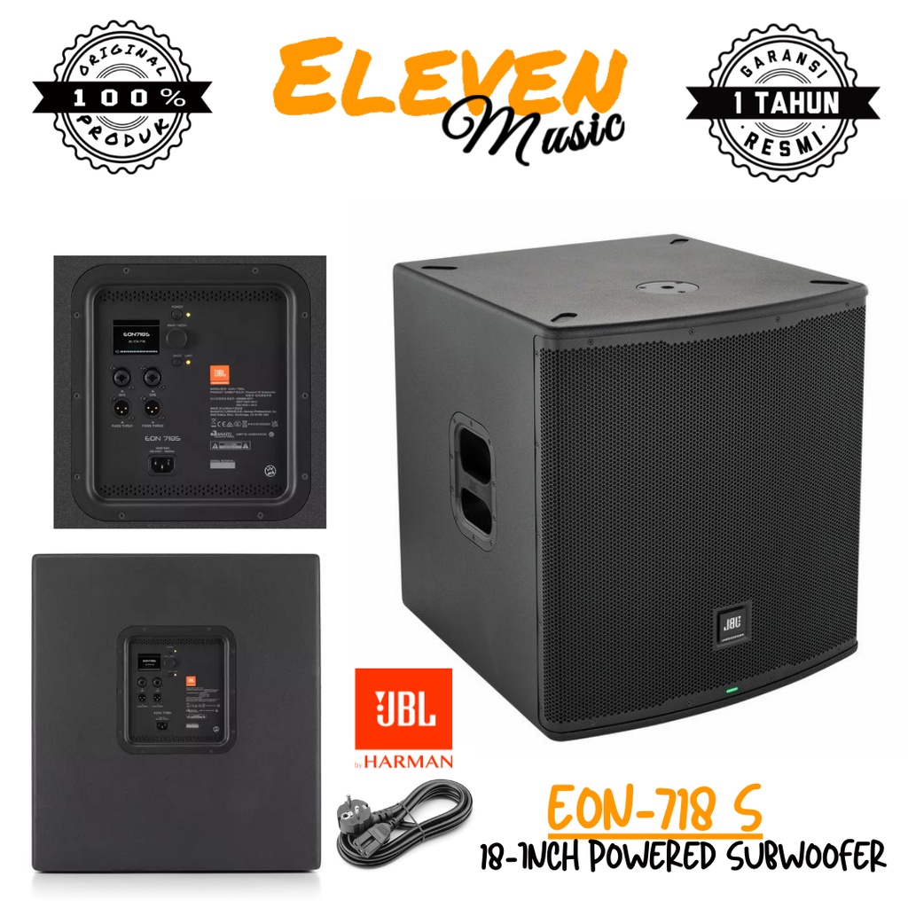 Jual JBL EON 718S 18 inch Powered PA Subwoofer Original Shopee Indonesia