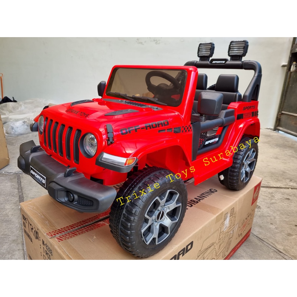 Jual Mobil Aki Jeep Pmb M-8288 Mainan Aki Anak Jeep Rubicon | Shopee Indonesia