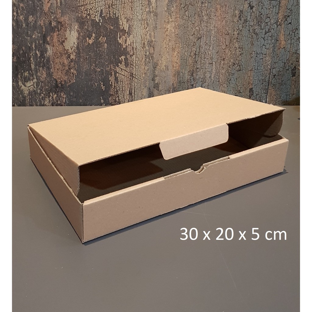 Kardus 30x20x5 cm....box Die Cut kotak Kue tart aksesorisdll Shopee