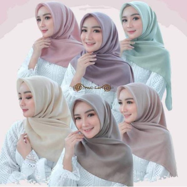 [COD] Bella Square Hijab Segiempat (part 1) Shopee Indonesia