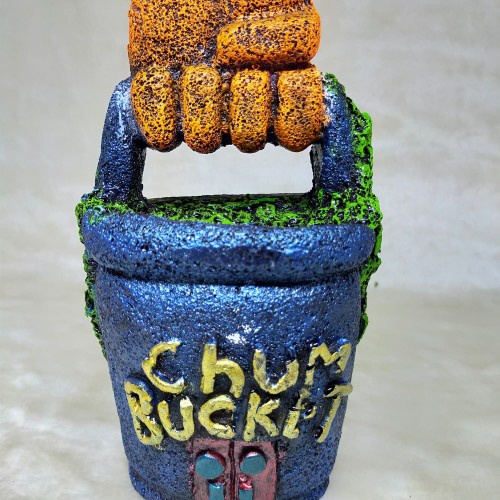 Jual dekorasi aquarium chum bucket, dekorasi aquarium rumah plankton