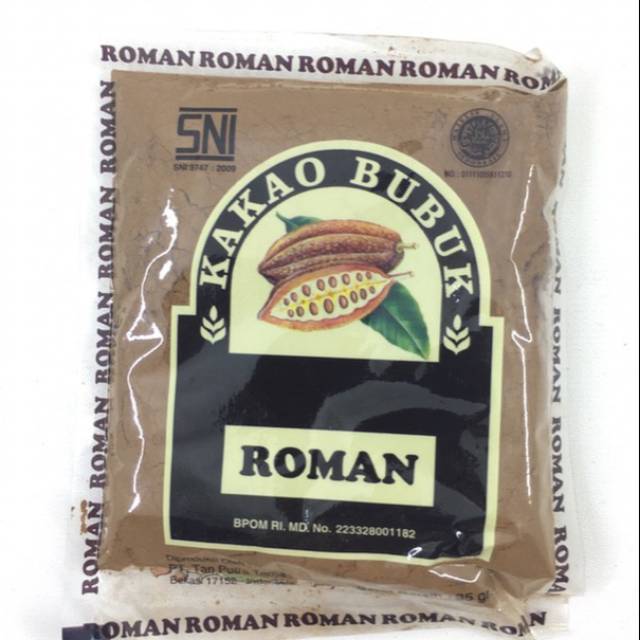 Jual Coklat Bubuk Roman / Cocoa Powder Roman / Kakao Bubuk Roman 35G | Shopee Indonesia