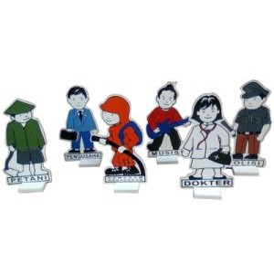 APE profesi untuk mengenalkan macam macam profesi pada anak | Shopee  Indonesia