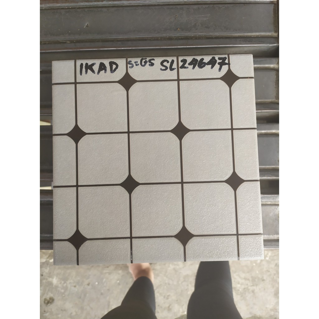 KERAMIK LANTAI KAMAR MANDI 25x25 KOTAK ABU SOFT Shopee Indonesia