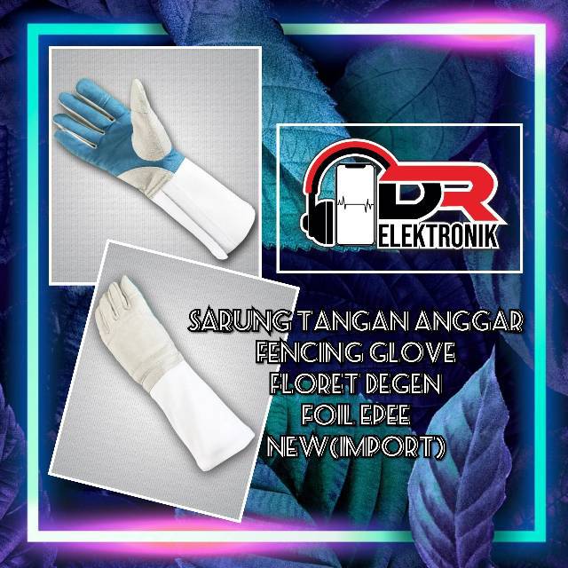 Jual sarung tangan anggar fencing gloves foil epee floret degen new