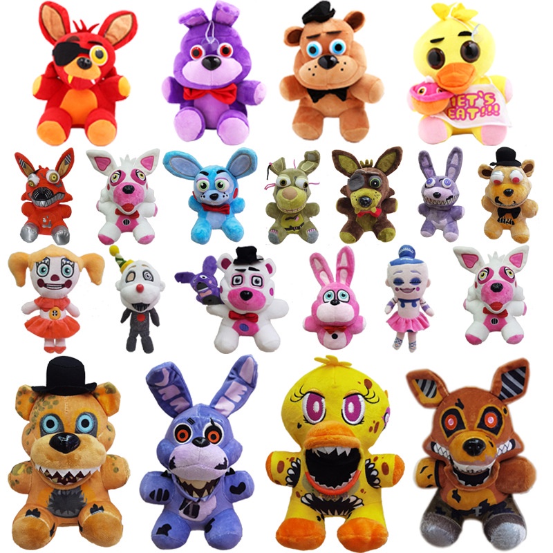 Jual 18Cm Fnaf Freddy's Plush Toy Stuffed & Plush Animals Bear Rabbit Game Fnaf Birthday Christmas Toys F | Shopee Indonesia
