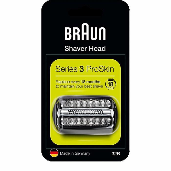 Jual Promo Braun 32B Replacement Foil And Cutter Cassette For Braun Series 3 Berkualitas | Shopee Indonesia