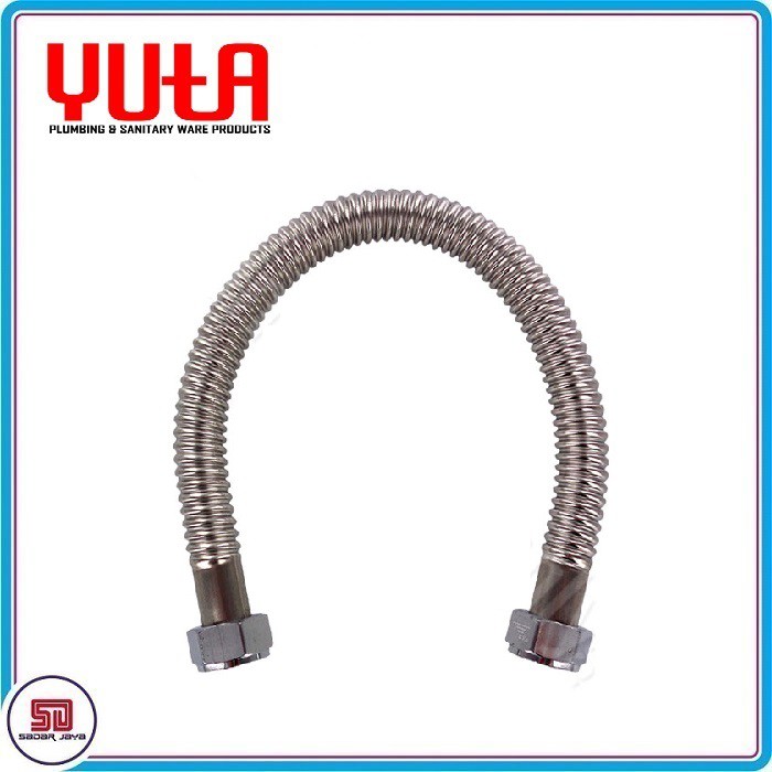 Jual Yuta Flexible Hose Hot Water Heater Selang Fleksibel Air Panas Hfh 30Cm 1/2" | Shopee Indonesia
