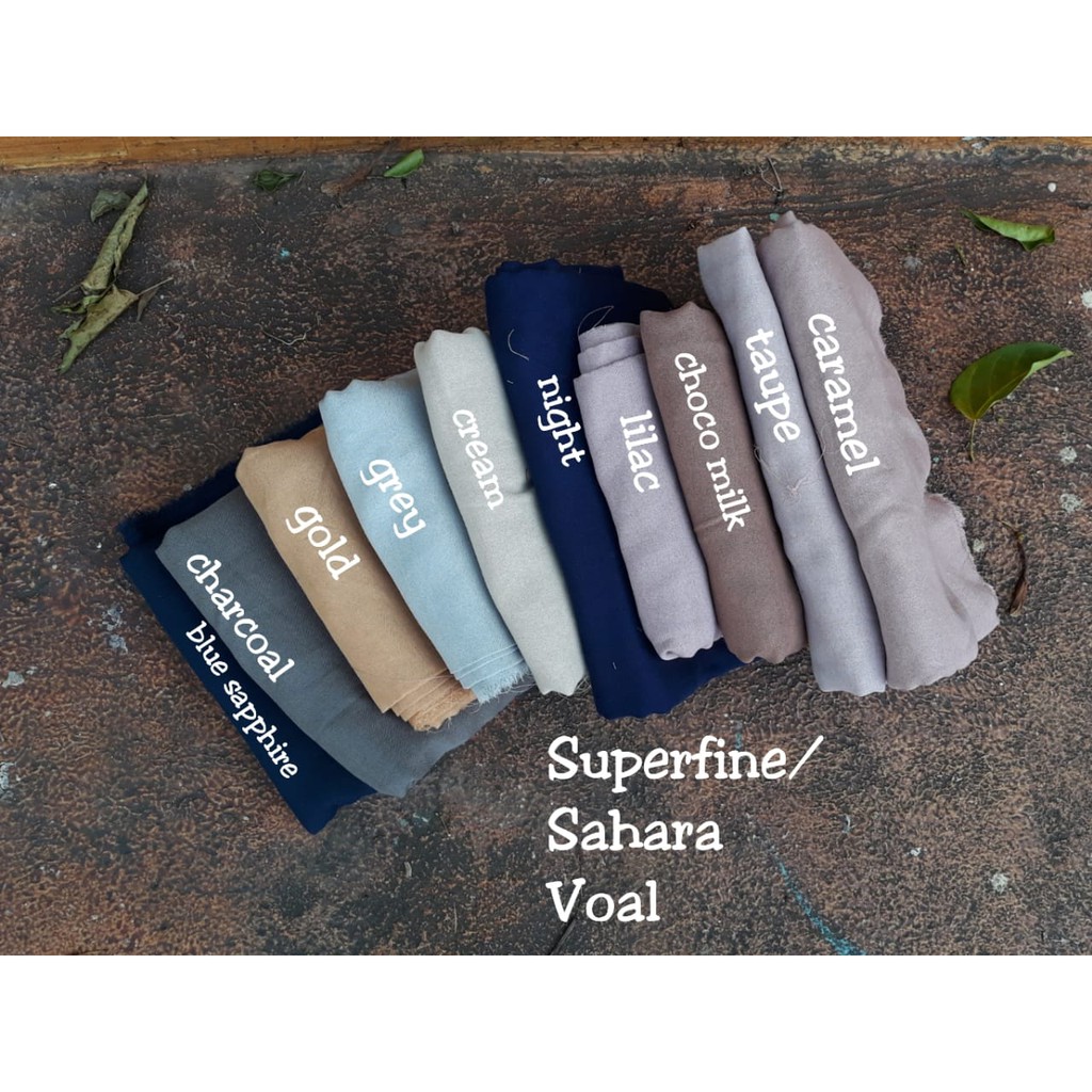 Kain Superfine/ Kain Sahara voal/ Paket 25 pcs/ Hanya kain | Shopee  Indonesia