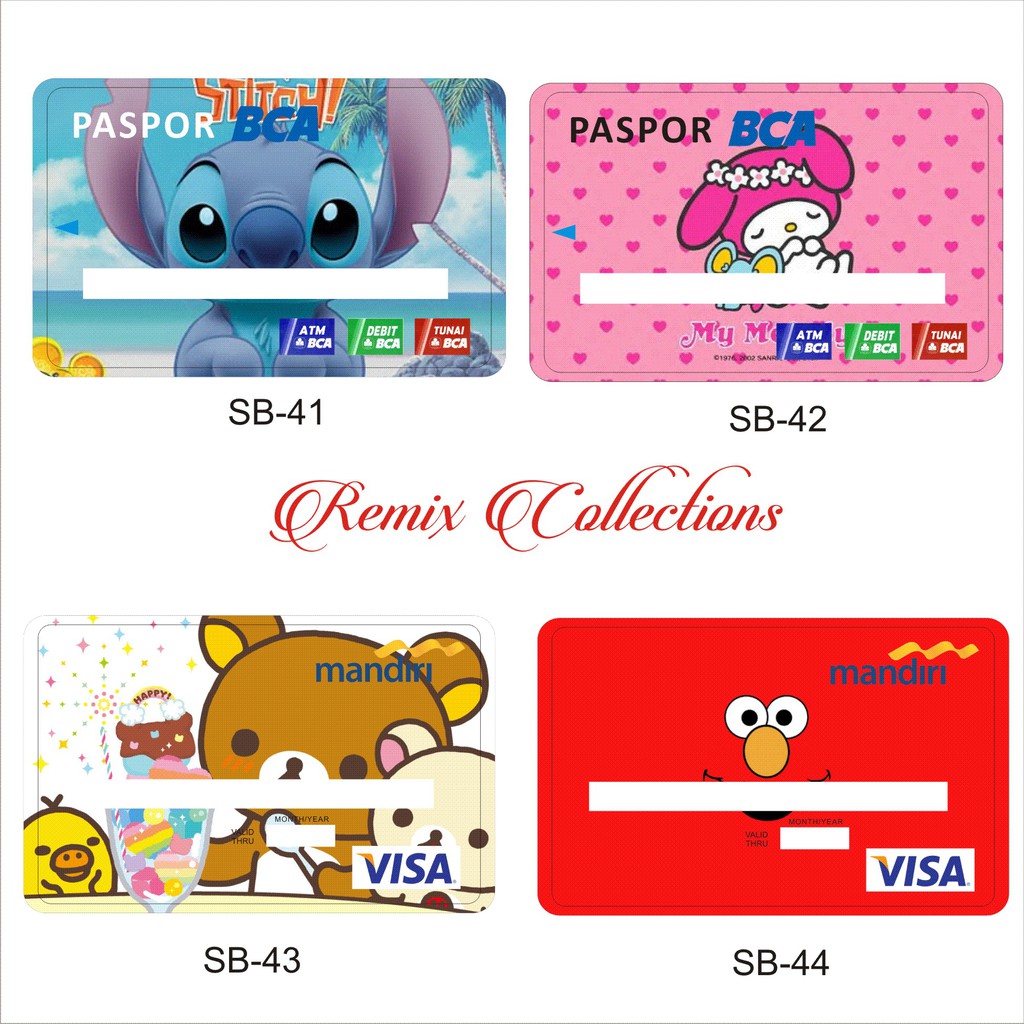 Stiker ATM BCA & Mandiri Shopee Indonesia
