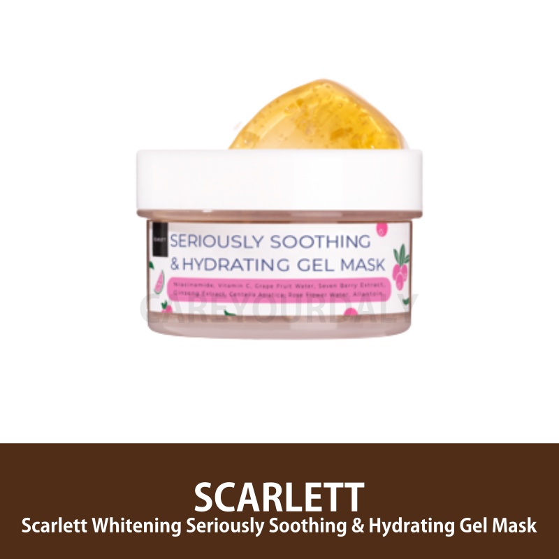 Jual Scarlett Whitening Seriously Soothing & Hydrating Gel Mask