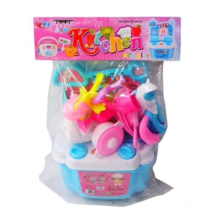 Jual Mainan Anak Perempuan Set Kitchen Lets Play Little Pony Mainan Masak Masakan | Shopee Indonesia