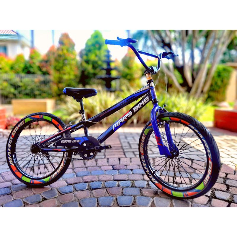 Jual SEPEDA ANAK COWOK BMX 20 INCH MARSBIKE BAN 2.5 MARS BIKE / 3.0