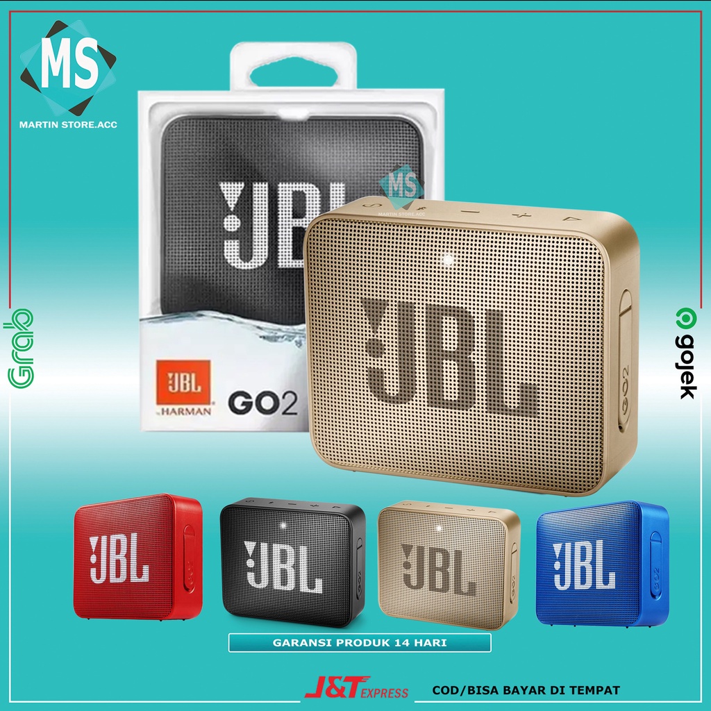 Jual Speaker Bluetooth Jbl Go 2 Wireless Portable Waterproof Shopee