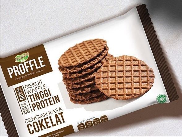 Jual Proffle Rasa Cokelat High Protein Waffle 60G (R) | Shopee Indonesia