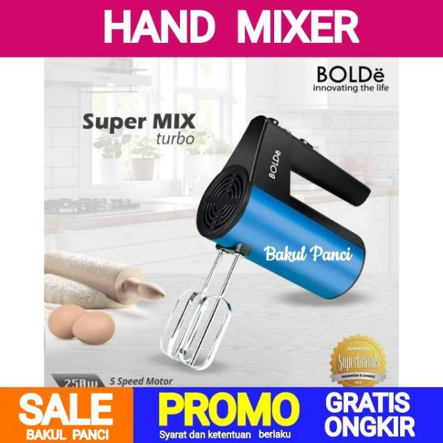 BOLDe HAND MIXER SUPER MIX TURBO Shopee Indonesia