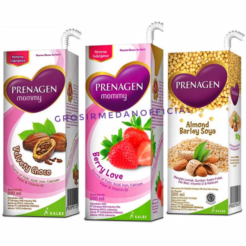 Jual PRENAGEN SUSU UHT 200 ML MINUMAN IBU HAMIL NUTRISI GIZI LENGKAP