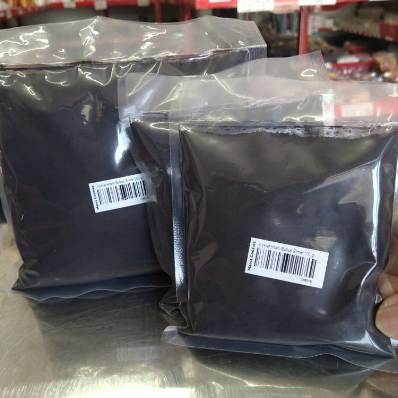 Jual Coklat Bubuk Hitam African Black Elmer 250 Gr / 100 Gr / Black Cocoa Powder / Noir Black Forest | Shopee Indonesia
