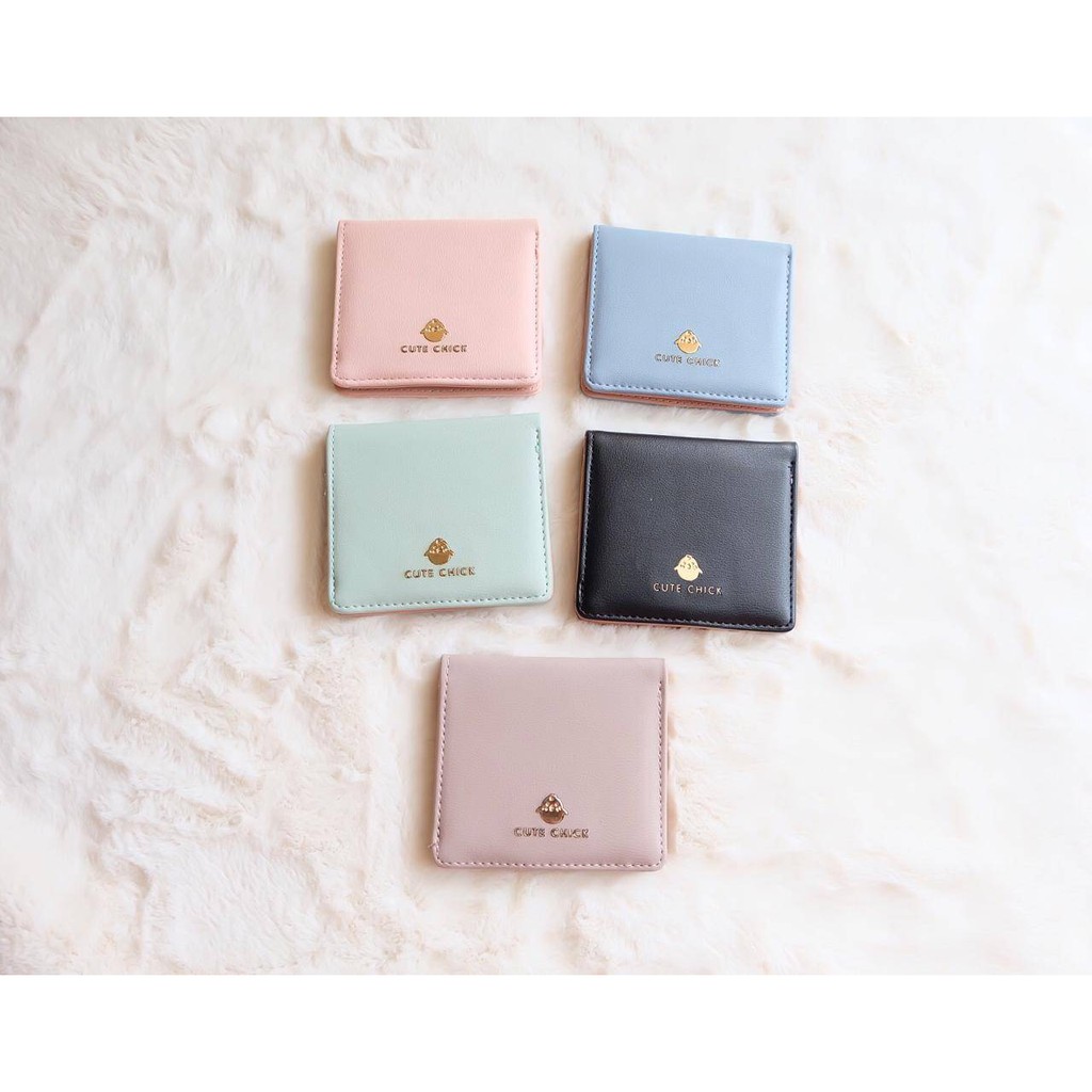 Dompet mini wanita fashion lipat 2 cute chick [IMPORT