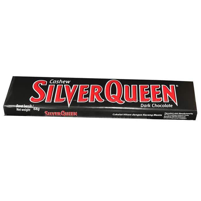 Jual Silver Queen Cashew Dark Chocolate Silverqueen Coklat Hitam 68Gr | Shopee Indonesia