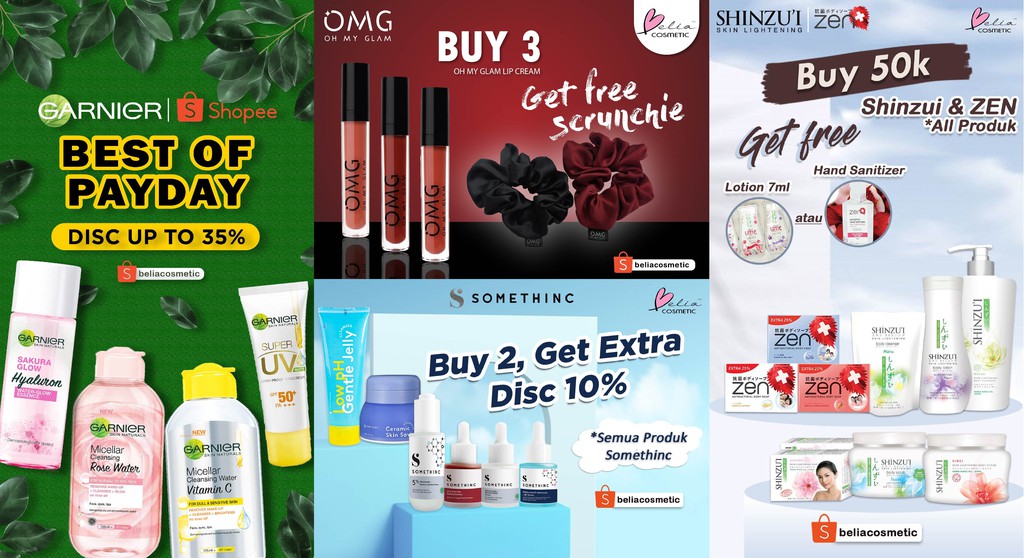 Toko Online Belia Cosmetic Shopee Indonesia