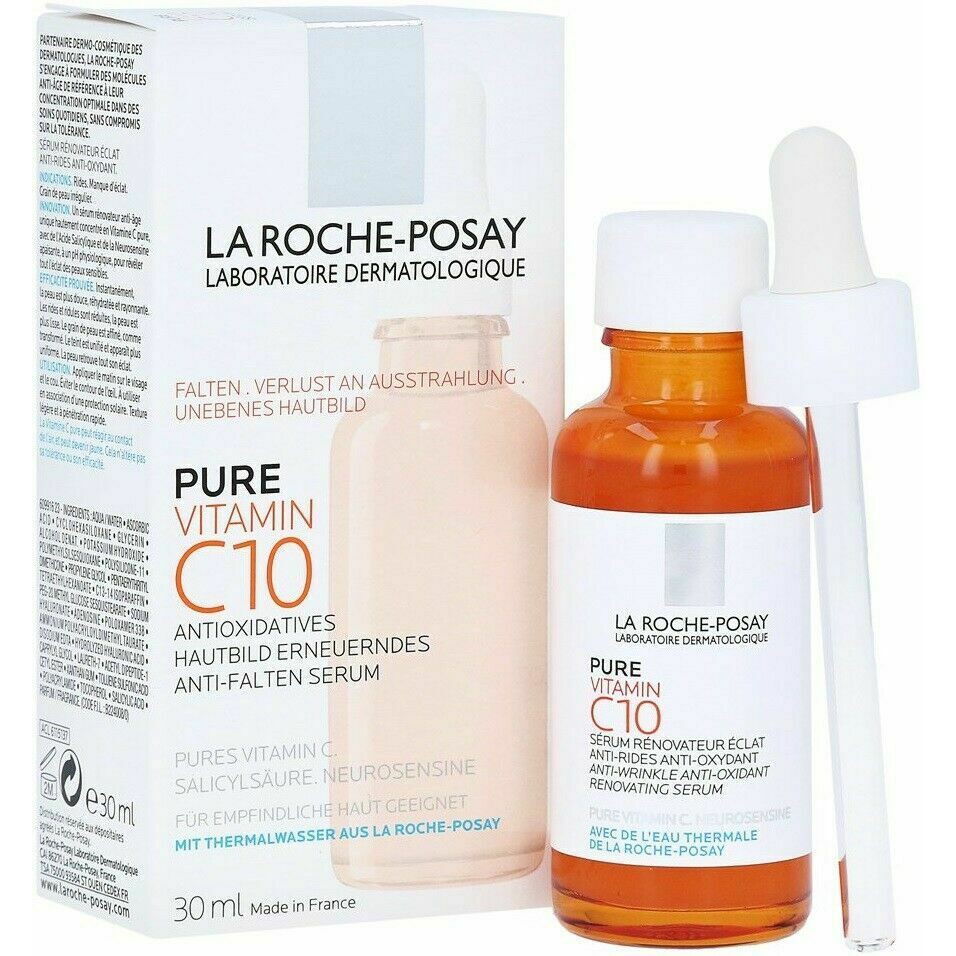 Jual La Roche Posay Pure Vitamin C 10 Anti Wrinkle Serum 30Ml | Shopee Indonesia
