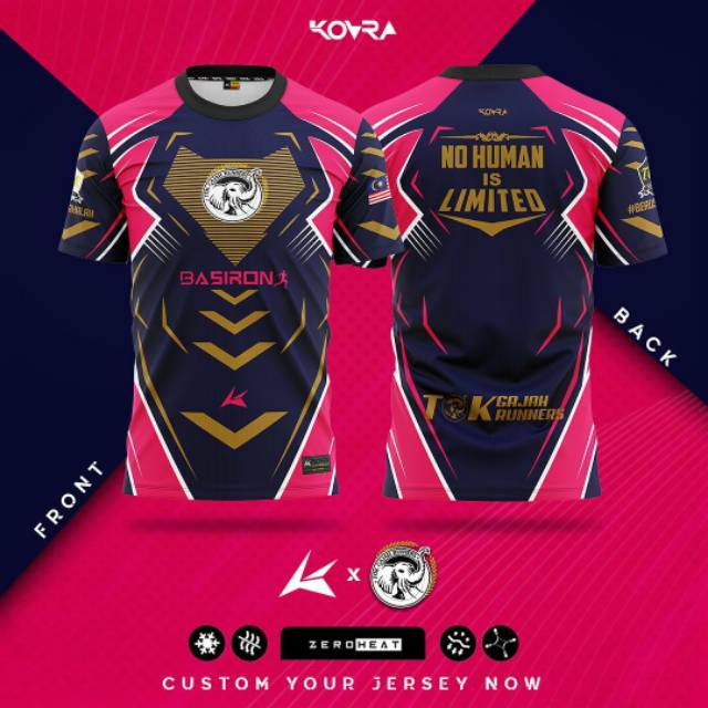 KAOS JERSEY GAMING ESPORT BEBAS CUSTOM DESAIN 09 GAME MLBB