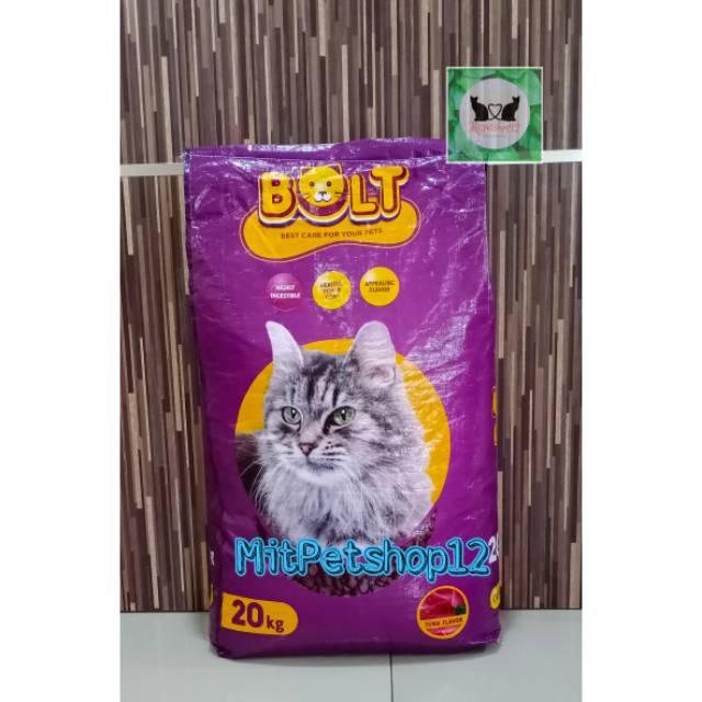 Bolt Tuna 20kg ( Bentuk Ikan dan donat ) Makanan Kucing Shopee Indonesia