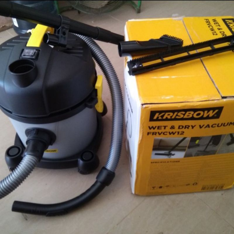 Jual Krisbow vacuum cleaner penghisap debu kering dan basah 12 liter Indonesia