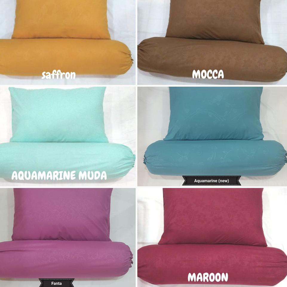 Sudah READY.. Sarung bantal dan sarung guling ukuran jumbo (bantal 53x76,  guling 40x107) | Shopee Indonesia