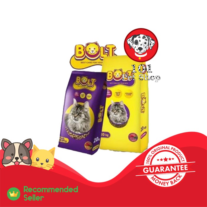 MAKANAN KUCING BOLT TUNA IKAN & DONAT 7KG ( KHUSUS GOSEND & GRAB