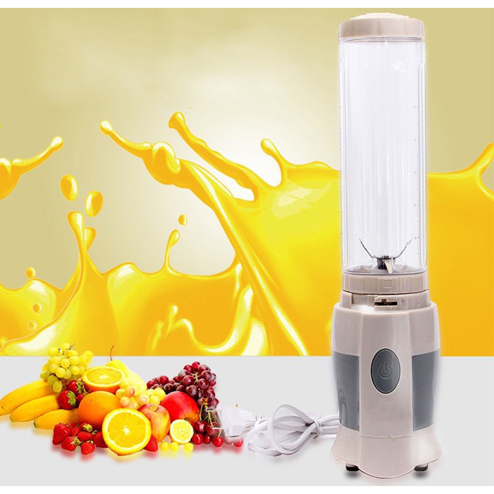 Shake n Take Blender Buah Portable Juicer Mini 400ml White OMHAW8WH