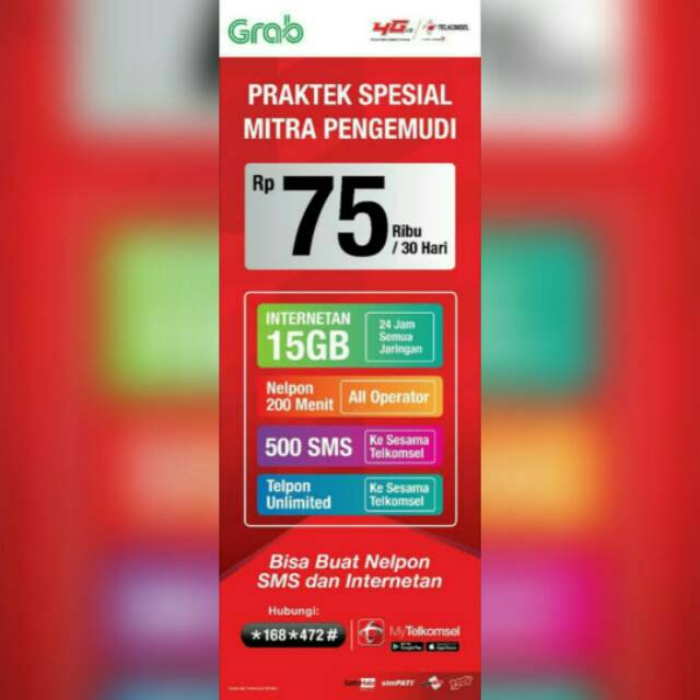 Paket Telkomsel 15gb Gojek
