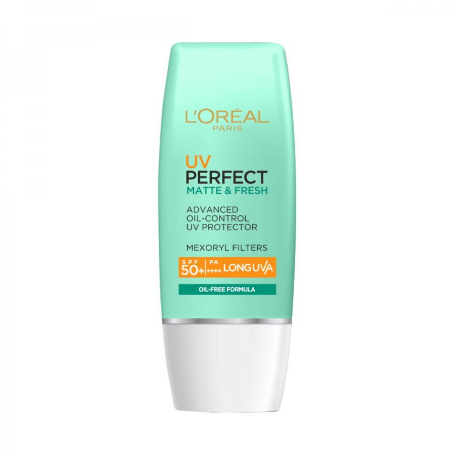 Jual L'oreal paris UV perfect matte & fresh sunscreen skin care SPF 50