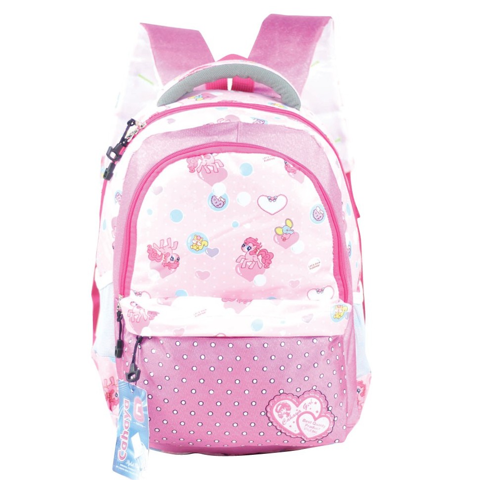 Tas ransel fashion cewek termurah untuk sd sd pony pink karakter.