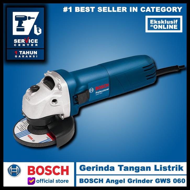 Mesin Gerinda Tangan 4 Inchi - Bosch Gws 060 - Professional Grinder - Bosch Gws  060 | Shopee Indonesia