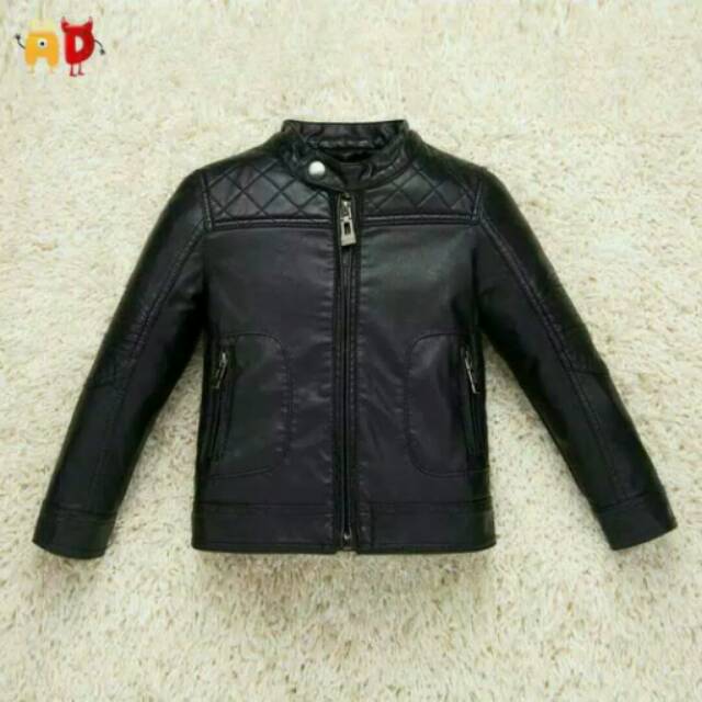 Jaket semi kulit cwo anak M151 Shopee Indonesia