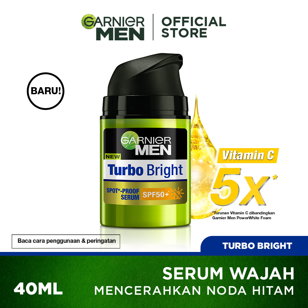 Garnier Men Turbo Bright Spot Proof Serum SPF 50+ Skin Care 40 ml