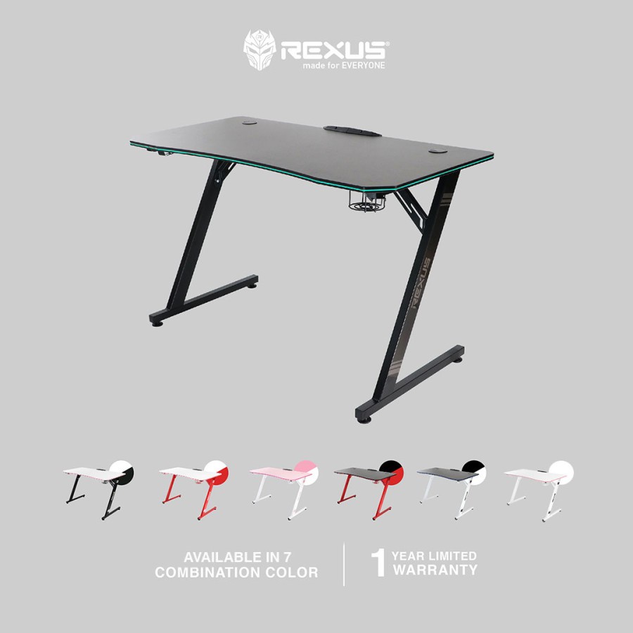 Jual Rexus Gaming Desk / Meja Gaming Dira RGB Indonesia
