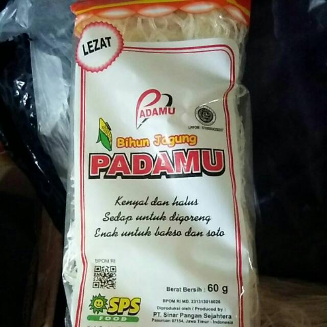 BIHUN JAGUNG PADAMU 60 gr Shopee Indonesia