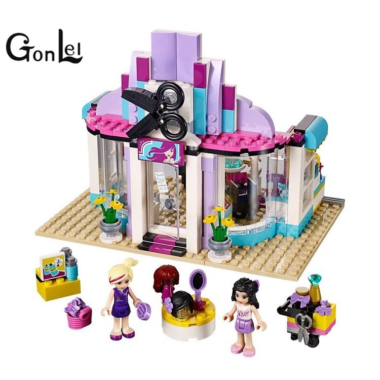 Jual Mainan Block Anak Trend 2019 Gonlei Bela 10539 341Pcs Friends Heartlake Hair Salon Model Building Indonesia|Shopee Indonesia