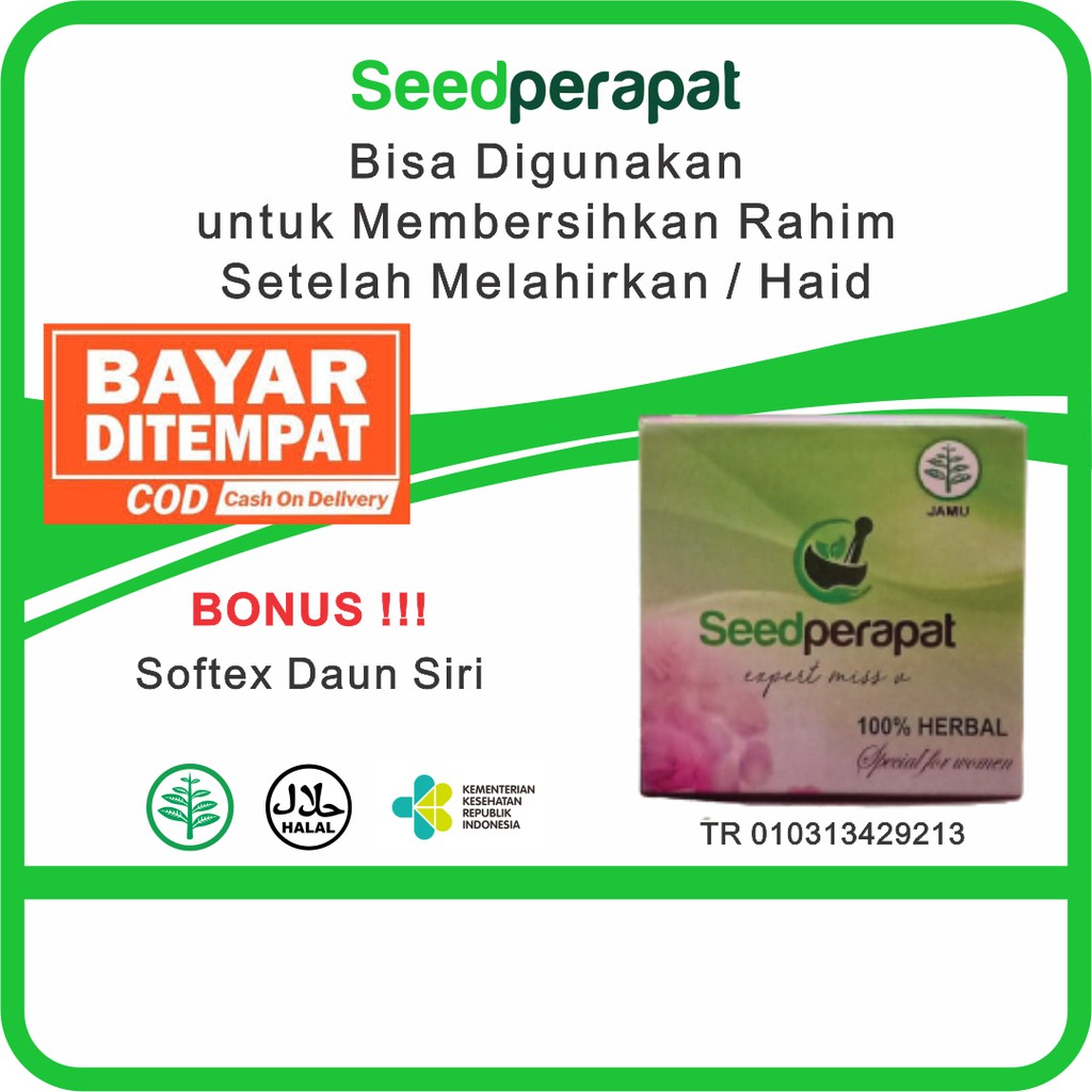 SEED PERAPAT ORIGINAL 100 OBAT KEPUTIHAN AMPUH TELAMBAT