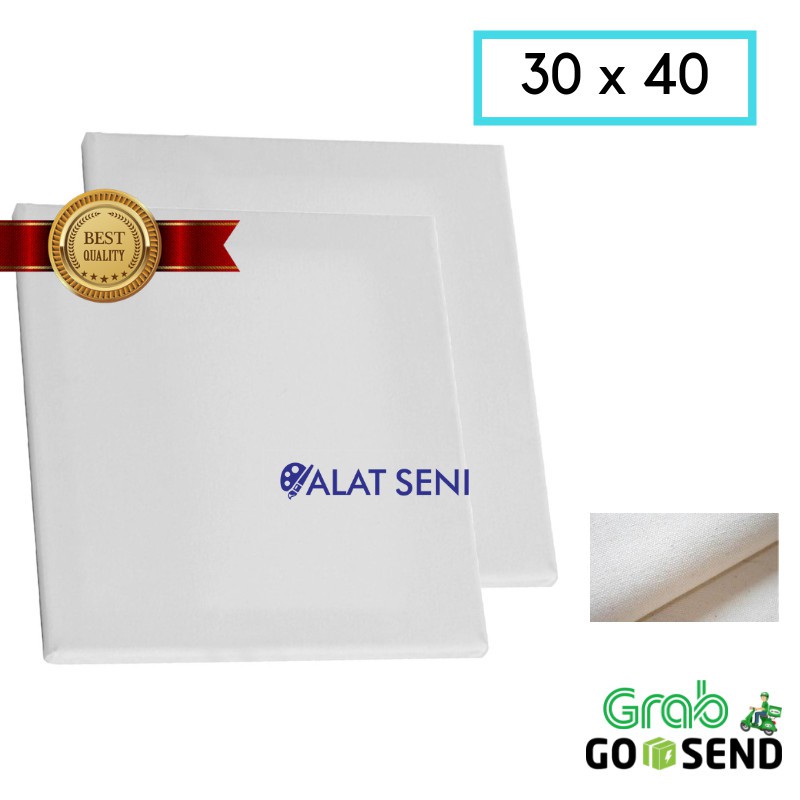 Jual CANVAS 30X40 / Kanvas Lukis 30X40 cm / Canvas Board 30 x 40 cm Paket Melukis painting kit