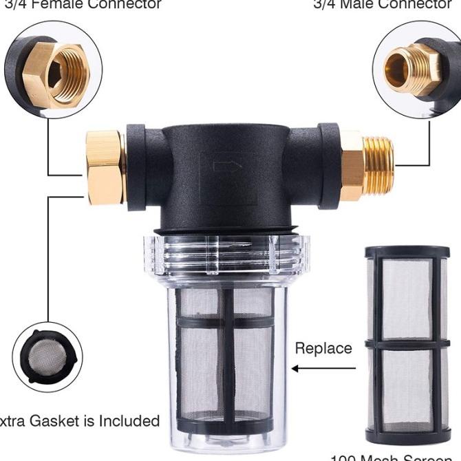 Jual Sediment Filter Attachment Line Water Hose Filter, Garden Hose