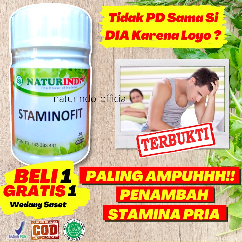 Jual Obat Herbal STAMINOFIT Untuk Pria Shopee Indonesia