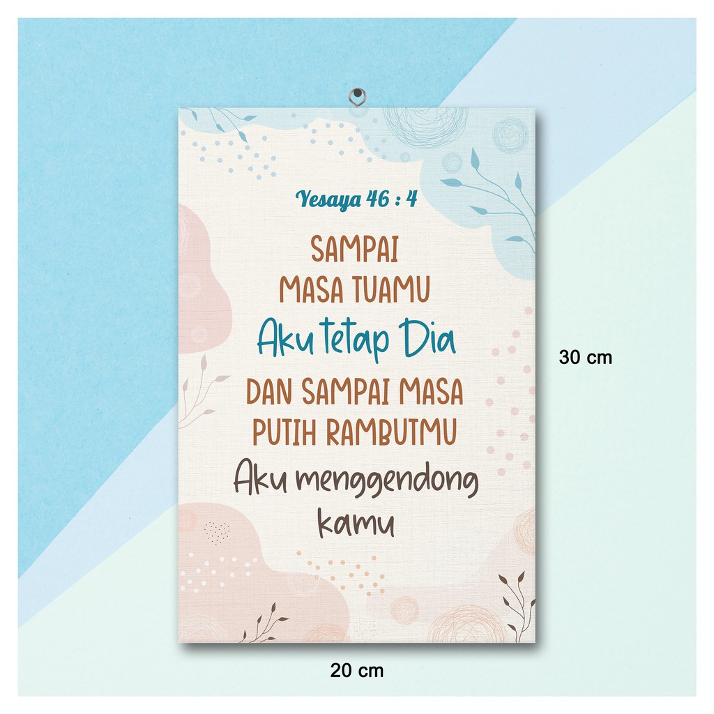 Hiasan Dinding Wall Decor Rohani Kristen - Kaluna - KR2030Q23 | Shopee  Indonesia