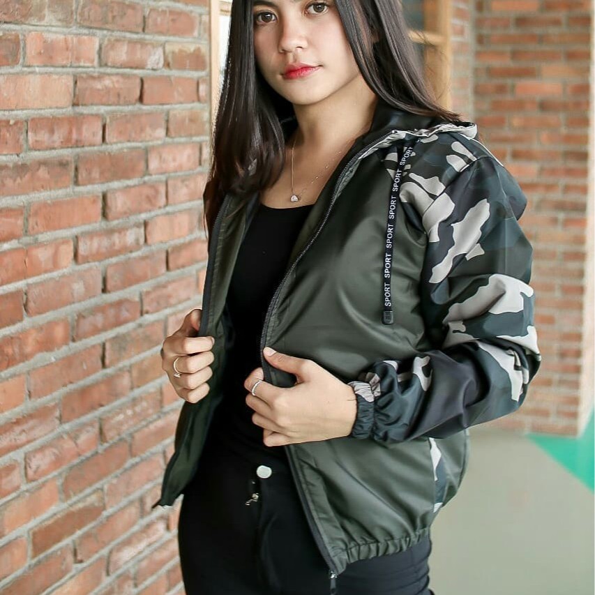 Jaket Army Wanita Terbaru 2019
