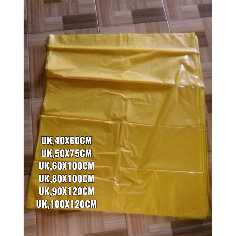 Kantong Plastik sampah Medis kuning (PE) 90x120m Shopee Indonesia
