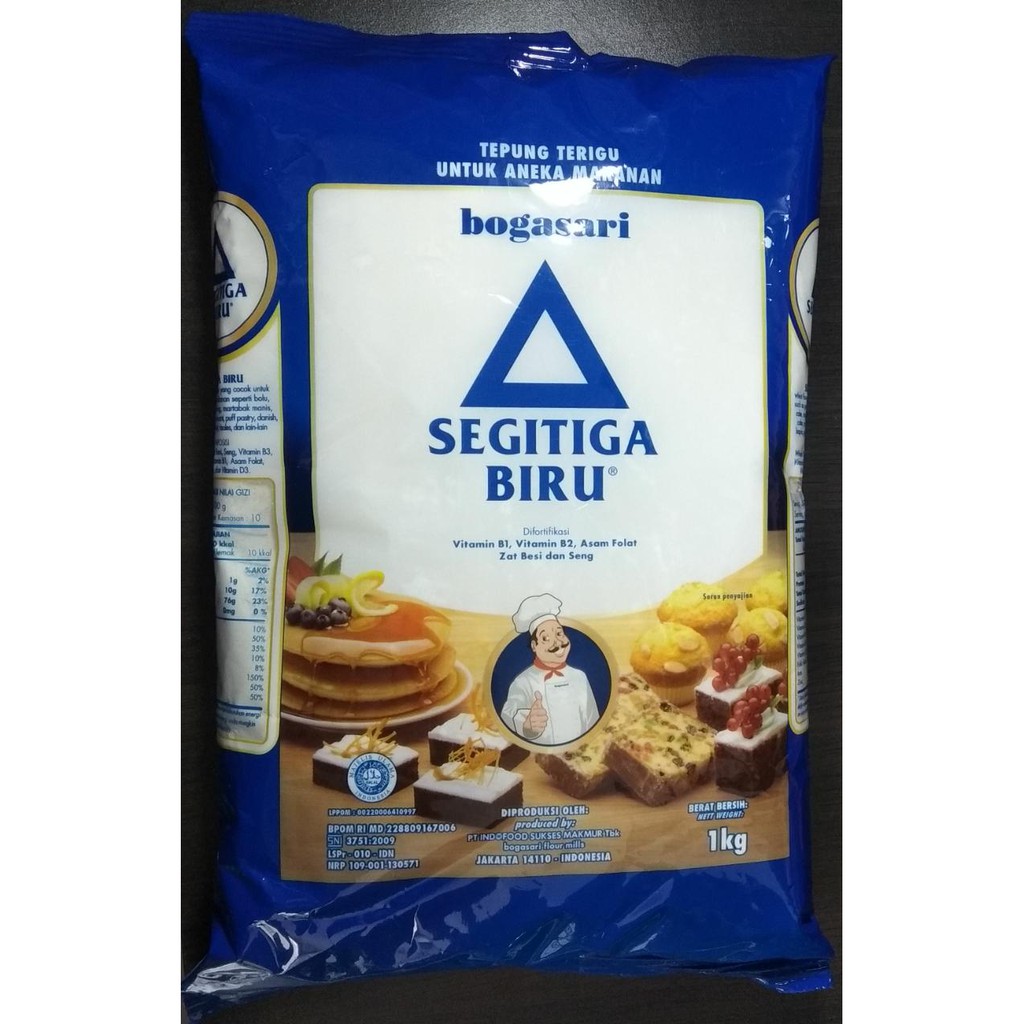 Tepung Terigu Segitiga Biru 1 kg Shopee Indonesia